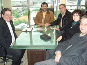 Jofre con delegados academicos resistencia